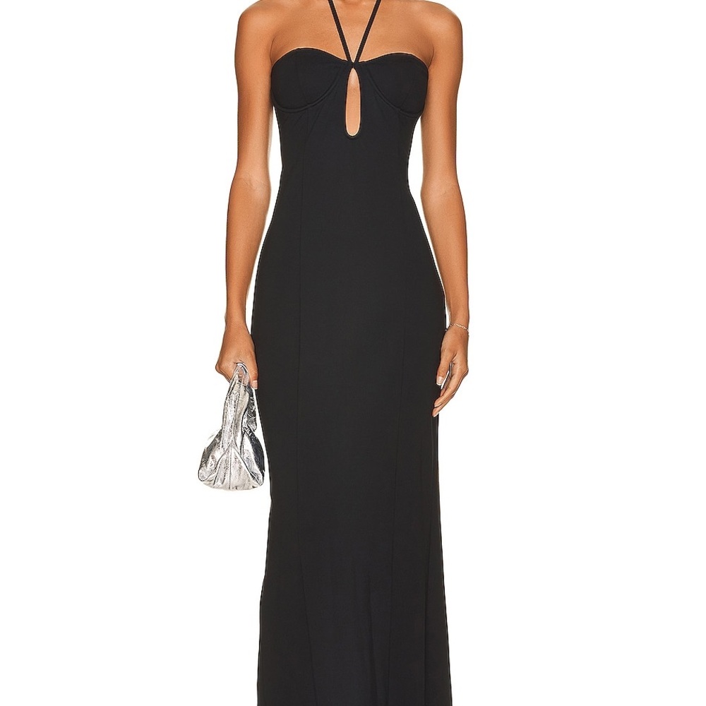 STAUD BARDOT DRESS BLACK
SIZE S